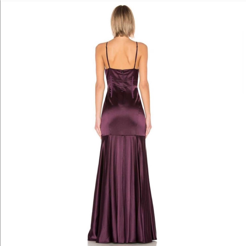 Jill Stuart vneck bones satin dress - Picture 3 of 3